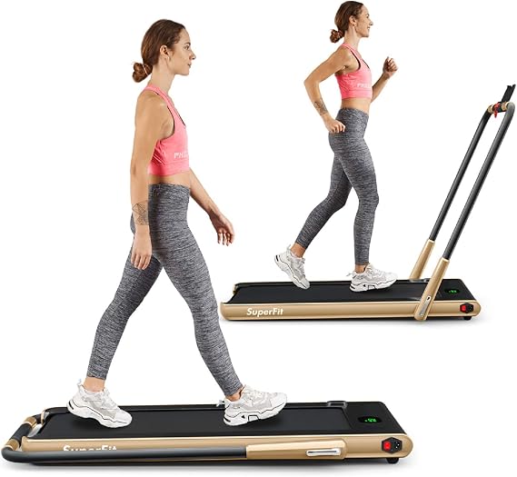 Goplus 2 in 1 Folding Treadmill