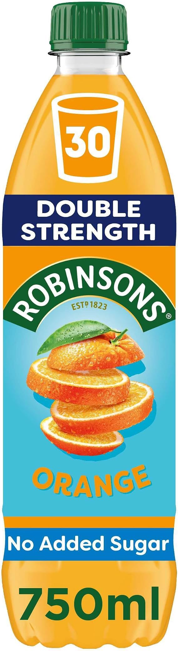 Robinsons Double Strength Orange No Added Sugar Squash 750ml
