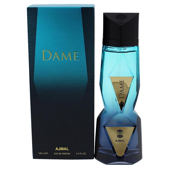 Ajmal Dame EDP for Women, 3.4 fl oz / 100 ml | A long-lasting women's fragrance with elegance and depth. Crafted in Dubai.