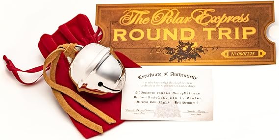 Polar Exp Sleigh Bell, Golden Ticket, and Certificate of Authenticity (1)