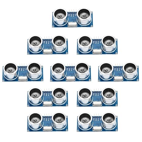 Podazz 10Pcs HC-SR04 Ultrasonic Sensor Distance Module