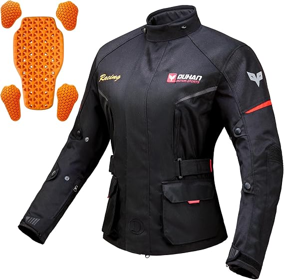 Motorcycle Jacket Men, Waterproof Motorcycle Riding Jacket CE Level 2 Armor Windproof Jacket