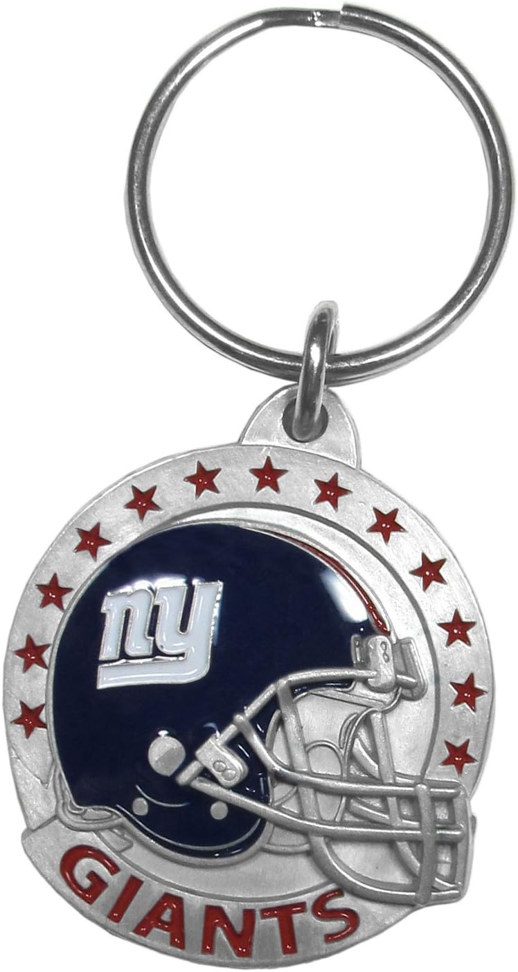 Siskiyou NFL unisex-adult Carved Metal Key Chain