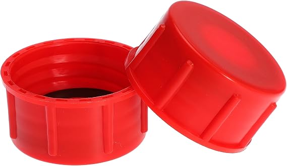 Gas Can Cap Replacement Red Coarse Thread Cap Solid Transportation Gas Can Caps Prevent Fuel Leakage