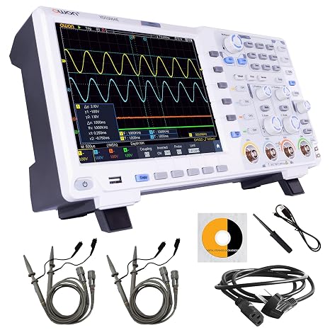 OWON XDS3064E 4CH DSO Digital Storage oscilloscope, 4-Channel Digital Desktop Oscilloscopes 60MHZ Bandwidth 1GS/s,HD Digital Oscilloscopes Supported SCPI and LabVIEW
