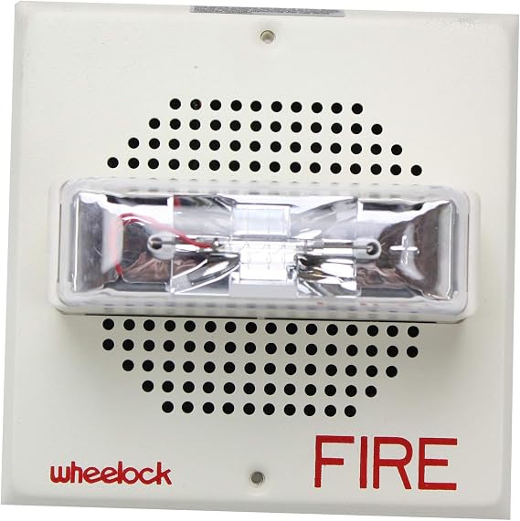 Wheelock E70-24MCW-FW White Wall Mount FIRE Alarm Signal Speaker Strobe