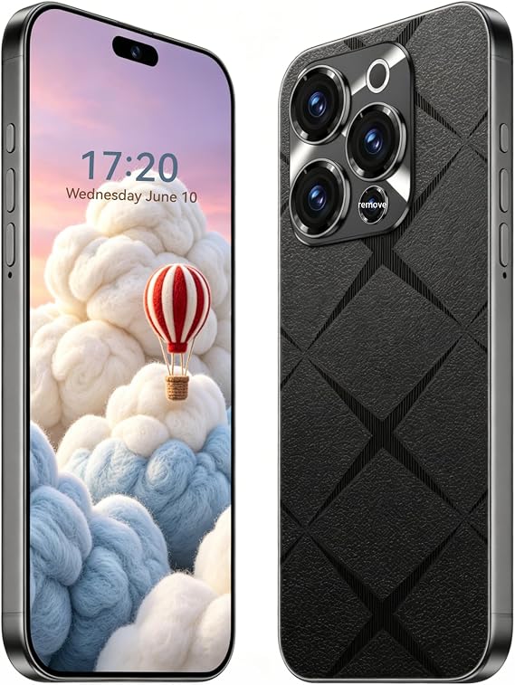 A16PM 5G Unlocked Phone, 256GB+12GB Smartphone