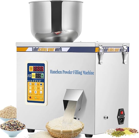 Smart Digital Powder Filling Machine & Particle Granule Dispenser - Hands-Free Infrared/Foot Pedal Control, Precise Measuring for Home & Small Workshops - Boost Efficiency with LED Display Panel