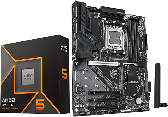 Micro Center AMD 9600X Processor with GIGABYTE B850 Gaming WiFi Motherboard