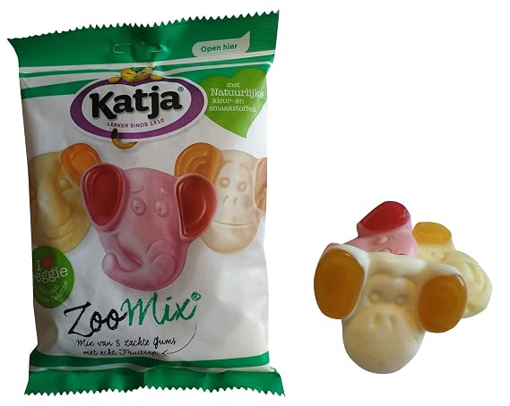 Candy mix | Katja | Zoo Mix | Total Weight 10.58 ounce