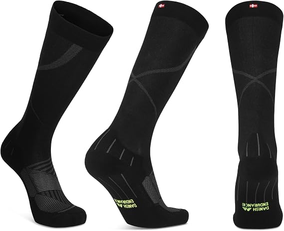 DANISH ENDURANCE Compression Socks, 26-32 mmHg, Running & Recovery, 1-Pack
