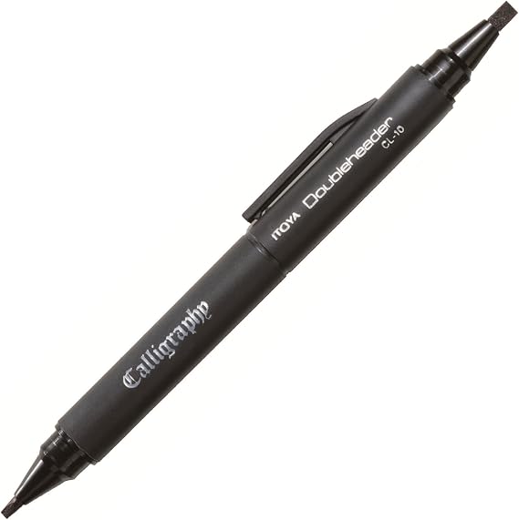Itoya CL-10BP-BK Doubleheader Calligraphy Marker Black