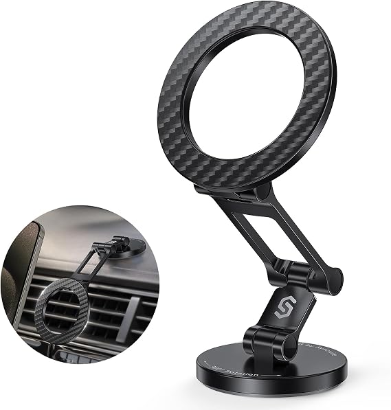 SYNCWIRE Fits MagSafe Car Mount Magnetic Phone Holder for Dash and Tesla