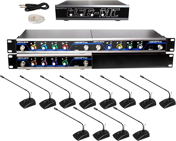 VocoPro Wireless Microphones and Transmitters, USB-Conference 12