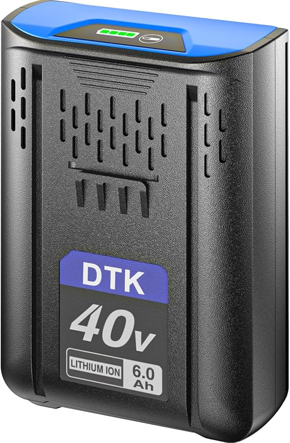 DTK 40V Replacement for Kobalt 40V Battery 6000mAh KPM1040A-03, KM-1640-06, KM 4040-06,Replacement for Kobalt Cordless Power Tool Battery