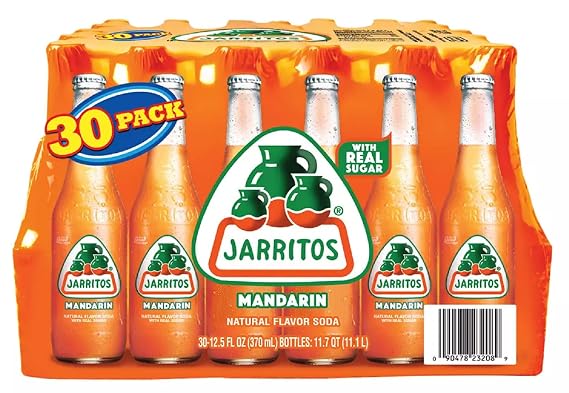 Jarritos Mandarin Natural Flavor Soda, 30 ct.