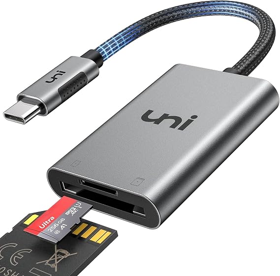 uni USB C SD Card Reader,Sturdy MicroSD Card Adapter OTG for Android,Tablet