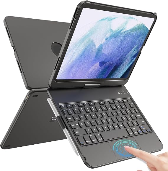 TQQ Touch for iPad (A16) 11th/10th Generation Case with Keyboard
