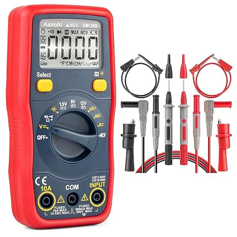AstroAI Digital Multimeter & Multimeter Test Leads