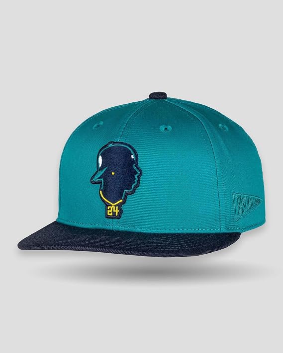 Baseballism Officially Licensed Youth and Toddler Ken Griffey Jr. Silhouette Pro-Style Cap Cream