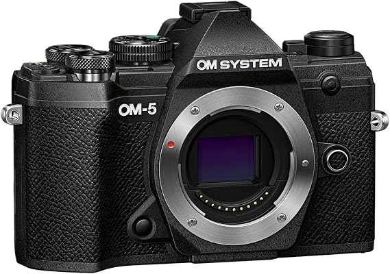 OM System OM-5 Mirrorless Camera - 20MP Micro Four Thirds 4K Video - Black