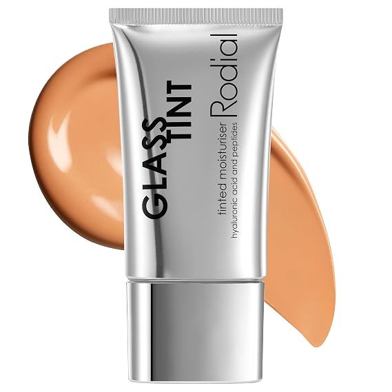 Rodial Glass Skin Tint - Tinted Moisturizer Shade 4 Rio, Liquid Lightweight Foundation for Natural Makeup (1 fl oz)