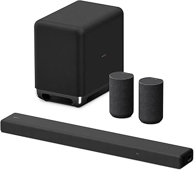 Sony HT-A3000 3.1ch Dolby Atmos Soundbar SA-SW5 Wireless Subwoofer SA-RS5 Wireless Rear Speakers