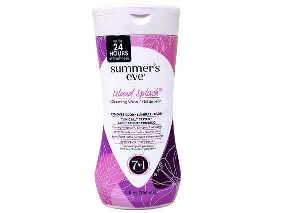 Summer's Eve Feminine Cleansing Wash for Sensitive Skin | Island Splash 9 fl oz | 1-Unit