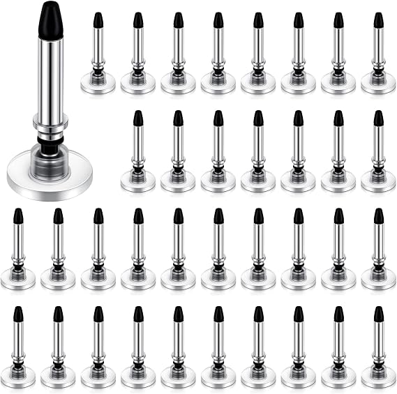 Yexiya 36 Pcs Stylus Disc Tips Replacement Only, Round Tip for Touch Screen | Precision Disc Tip Only, Universal Round Penpoint for Capacitive Touch Screen, Tablets Phones Drawing Writing Supplies