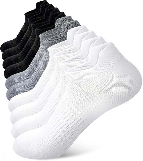 SIXDAYSOX Ankle Socks for Women Thin Breathable Cotton No Show Socks Womens