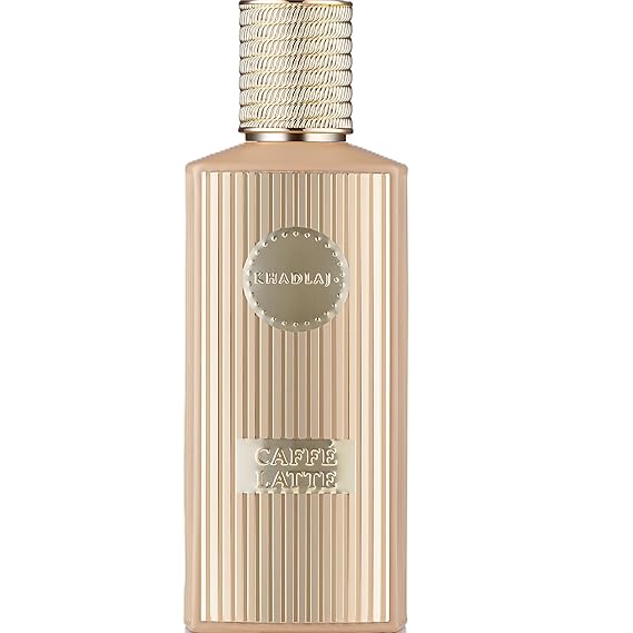Khadlaj Caffe Latte Coffee, Sweet, Gourmand, Creamy Extrait de Parfum Spray Long-Lasting Fragrance for Unisex, 3.4 Ounce / 100ml