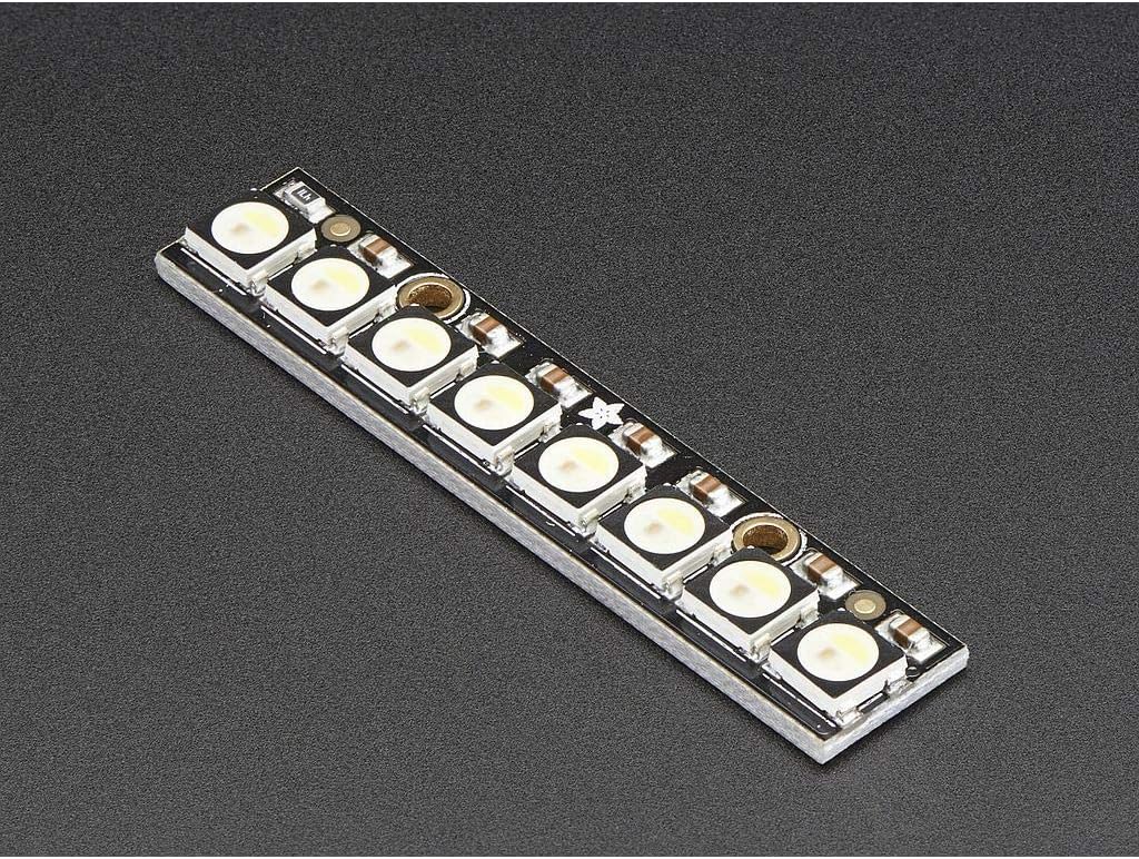 Adafruit Industries NeoPixel Stick - 8 x 5050 RGBW LEDs - Cool White - ~6000K