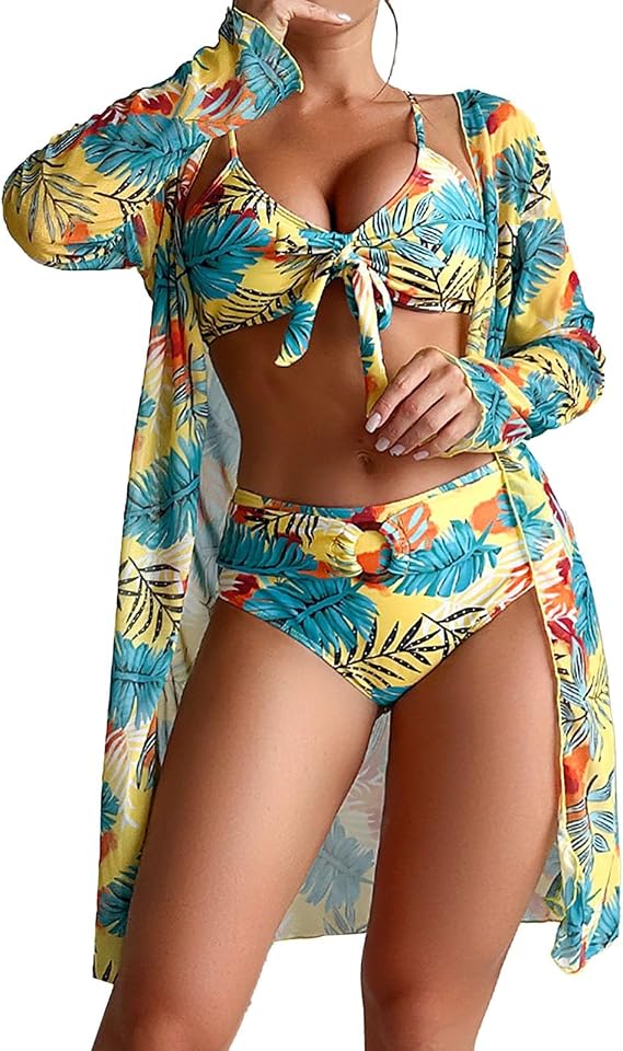 Women's Bikini Sets High Waisted Bathing Suits Bracket Imitation Skin Chest Hair Bikini Set Womens Bathing Suits 2
