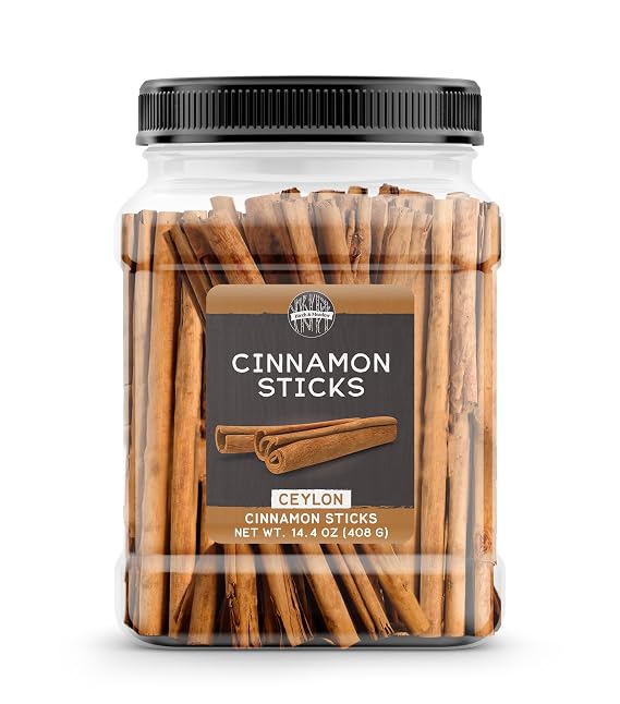 Birch & Meadow, Ceylon Cinnamon Sticks, 5" Cut, 14.4 Oz