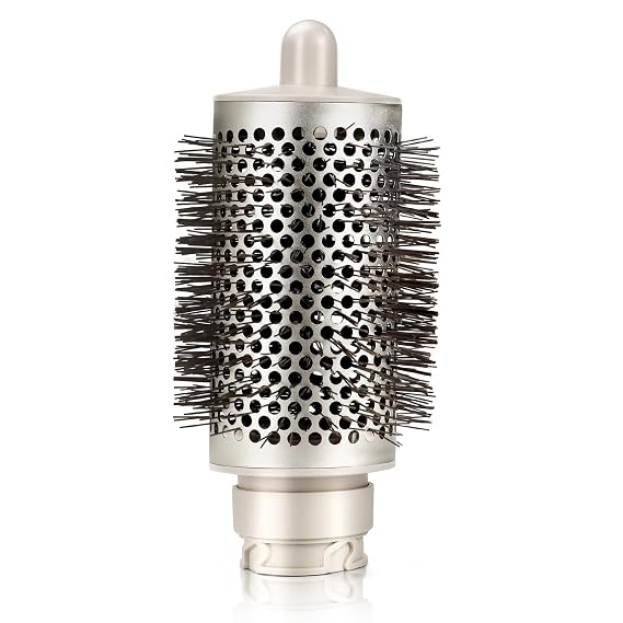 Large Round Volumizing Brush for Shark FlexStyle Blow Dryers, Bigger Round Brush Attachment for Straight, Wavy, Curly, and Coily Hair