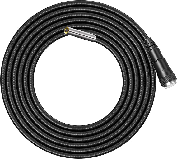 Teslong Endoscope Replacement Cable with Light, Single Lens Inspection Camera 5.5mm/0.21inch Waterproof Probe Compatible with NTS500, NTS300(10FT)