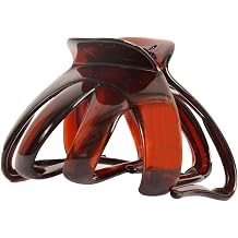 Caravan Celluloid Acetate Tortoise Shell LG Octopus Hair Claw, 0.5 Ounce