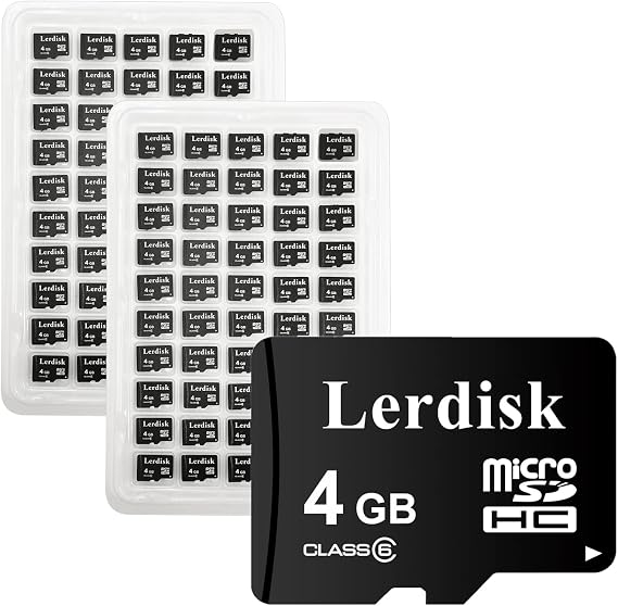 Factory Wholesale Micro SD Card 4GB C6 Pack of 100 in Bulk Micro SDHC Produced by Authorized Licencee (100X4GB C6)
