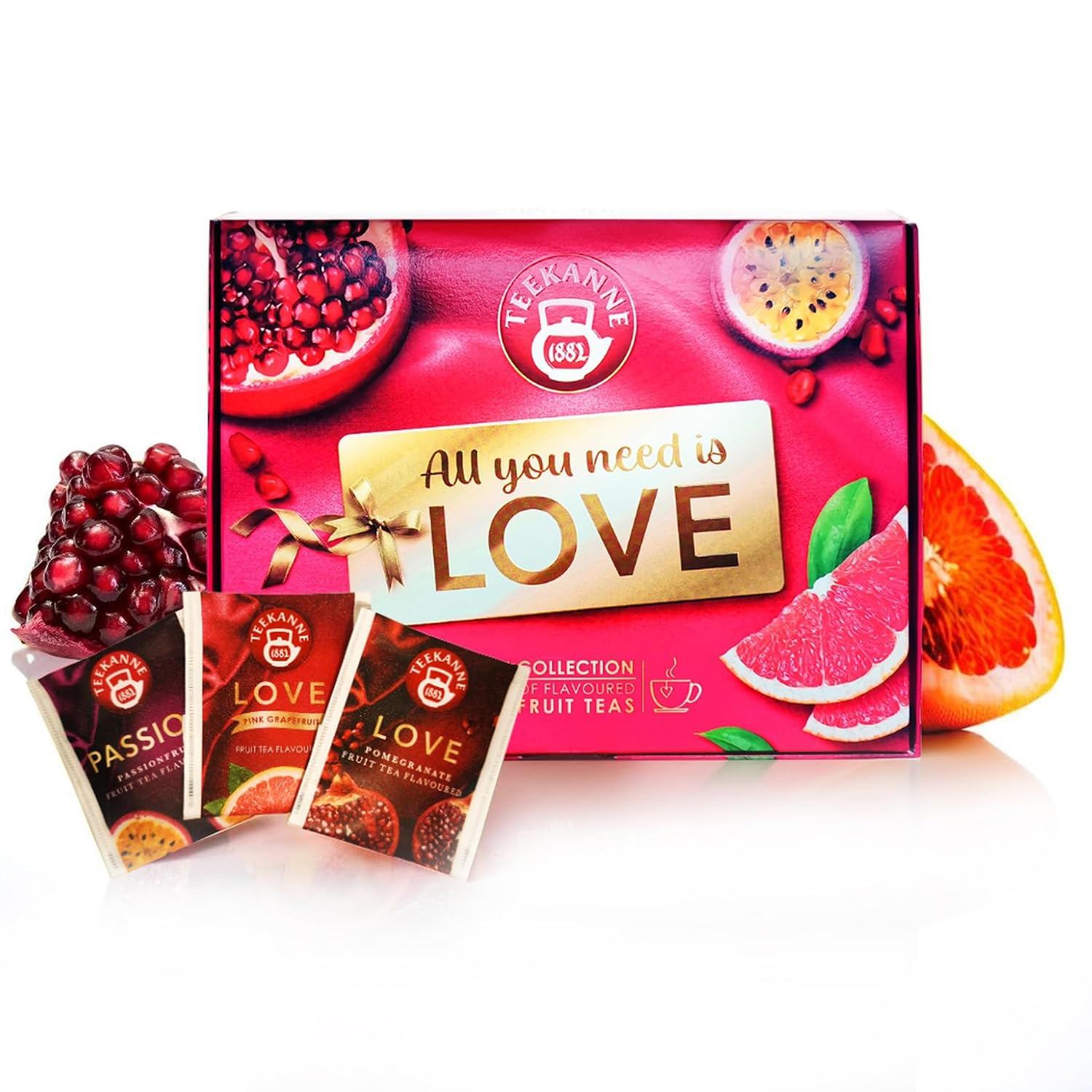 Tea Pot Love Collection Box (New Edition) Fruit Tea Blend - 3 x 10 Bags - 67.5 g