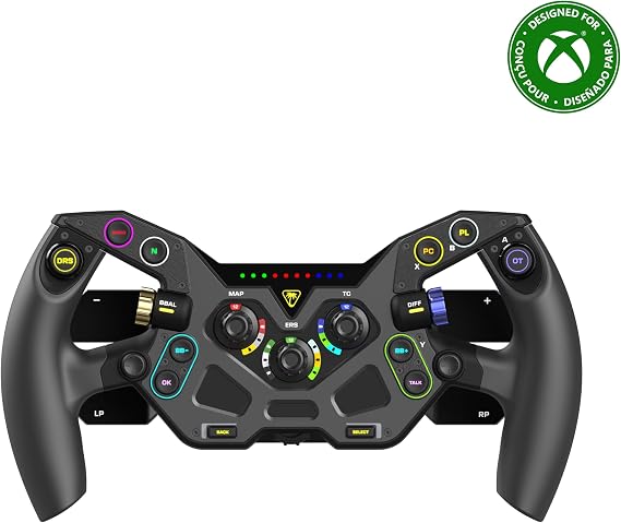 Turtle Beach VelocityOne F-RX Formula Wheel for Xbox Series X |S, Xbox One ve Windows PC – VelocityOne Race & VelocityOne KD3 Wheelbases, Hall Effect Debriyaj Paddles, Manyetik Paddle Shifters, Siyah