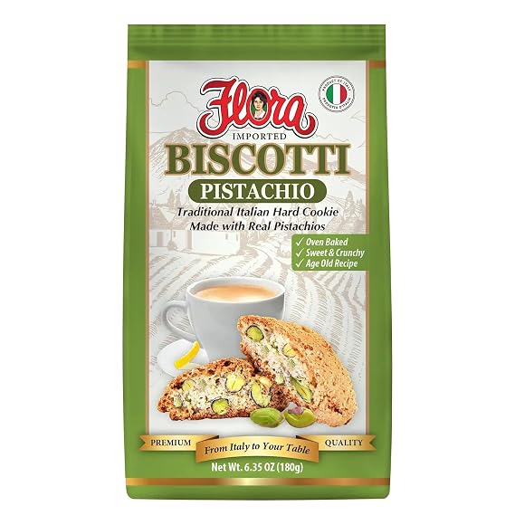 Biscotti By Flora Foods - 1 box (pistachio)