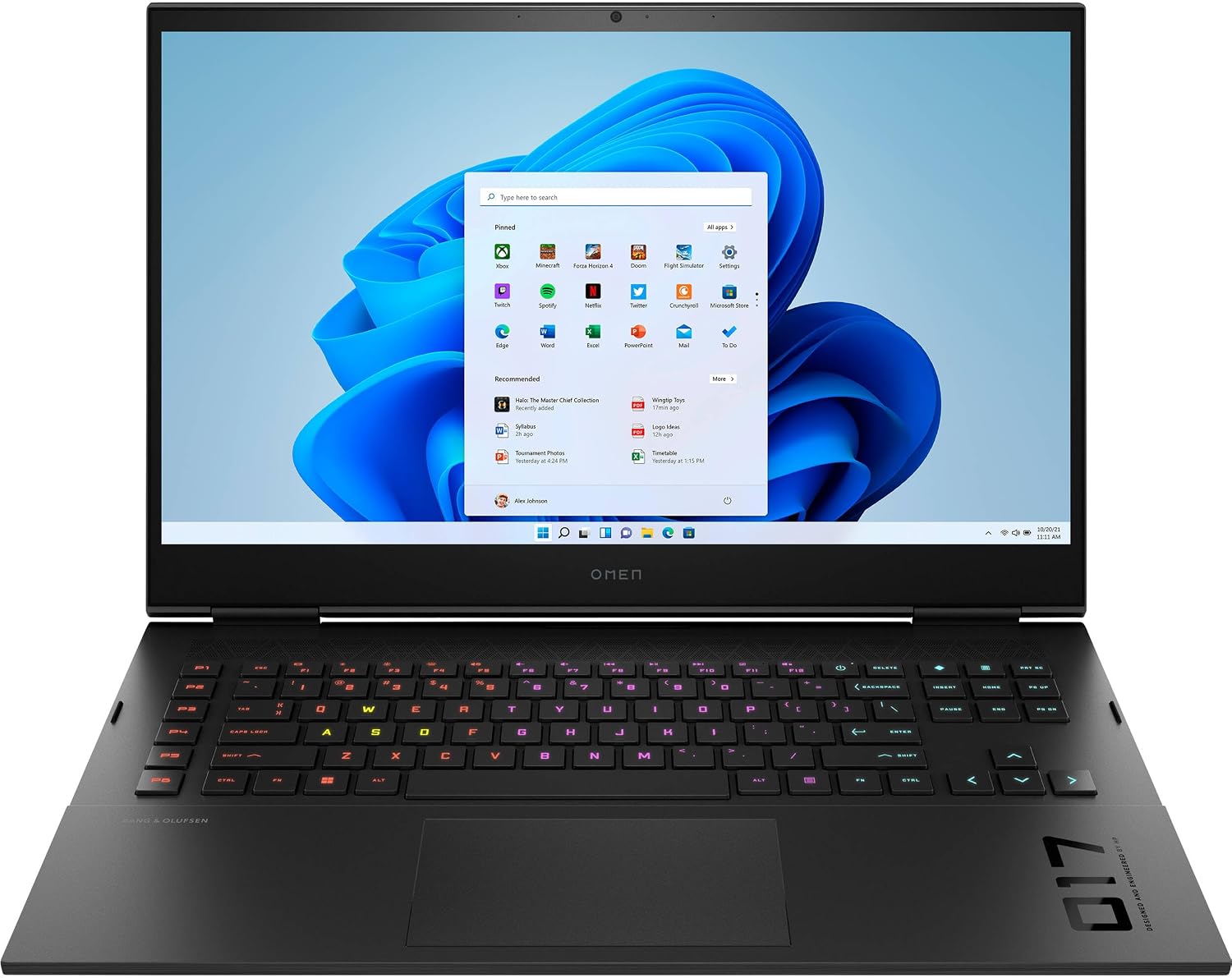 HP Omen-17-CK2095CL Gaming Laptop, 17.3 2560 x 1440 165Hz, Intel Core i9-13900HX 24-Core, NVIDIA GeForce RTX 4080 12GB, 48GB DDR5, 4TB SSD, Windows 10 Home, RGB Backlit KB, Wi-Fi 6E, Black