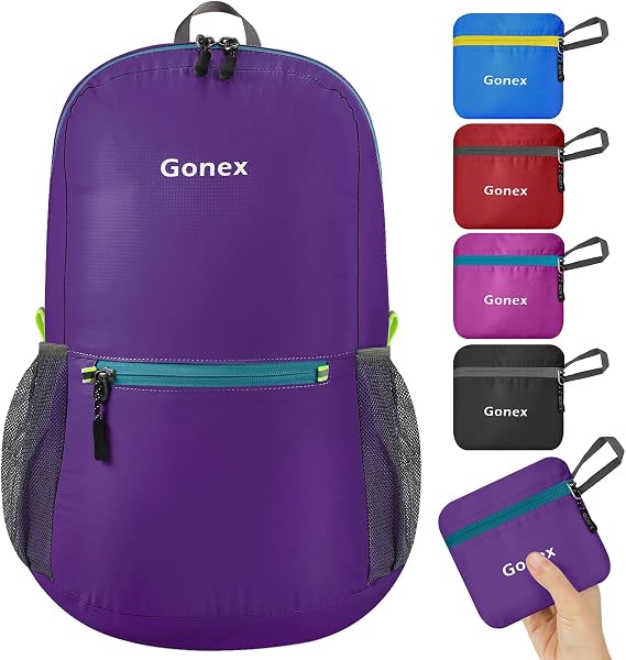 Gonex Ultra Lightweight Packable Backpack Daypack Handy Foldable Camping Outdoor Travel Cycling Backpacking