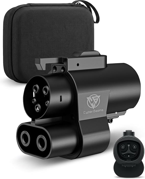 NACS to CCS1 Electric Vehicle Charging Adapter,500A/1000V Compatible with Tesla Charger V3/V4 Supercharger to CCS Fast Charge,Fit for Ford/GM/Rivian EVs