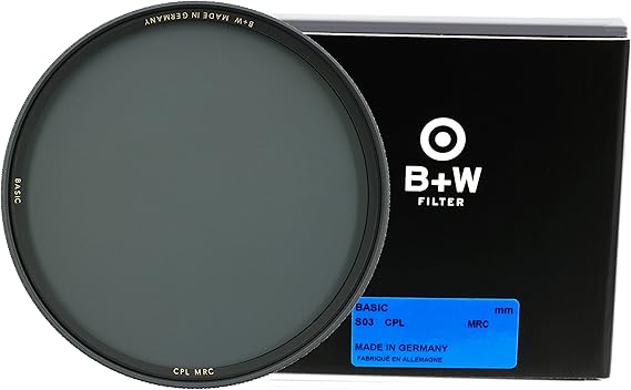 B+W 67mm Basic Circular Polarizer MRC Glass Filter