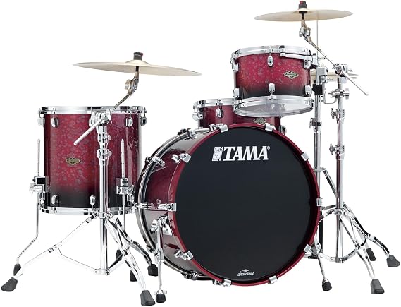 Tama Starclassic Walnut/Birch WBS32RZS 3-piece Shell Pack - Molten Dark Raspberry Fade
