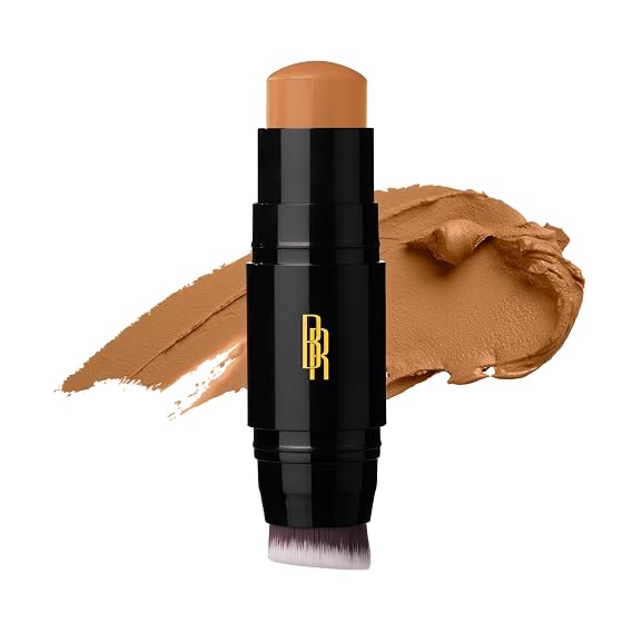 Black Radiance Color Perfect Foundation Stick with Soft Brush Applicator Duo Buildable, Blendable Versatile Pigment-Rich Formula - Beautiful Bronze