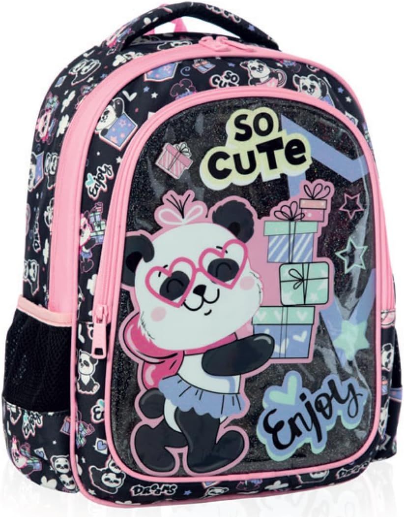 ADEL Kids Backpack, Cute Panda, PVC