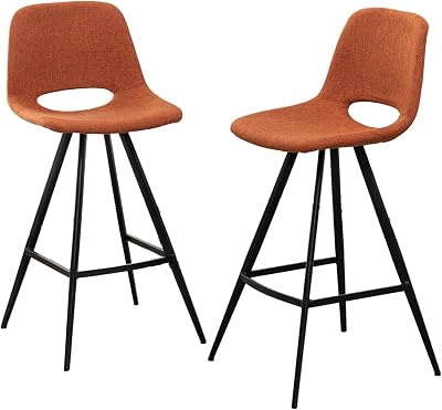 barstools Adjustable Height Counter stools Simple Assembly Modern bar stools 360 Degree Swivel bar stools Set of 2 for Home Kitchen Dining Room Bar Coffee Shop