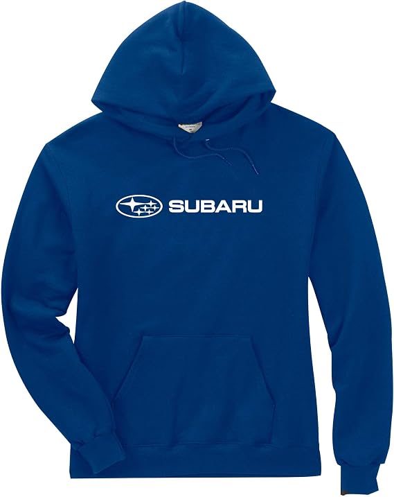 Subaru Genuine LOGO BLUE BASIC Pullover HOODIE Impreza STI WRX Forester Outback Ascent Legacy Crosstrek BRZ (L)